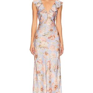 REVOLVE Pastel Floral Midi Dress